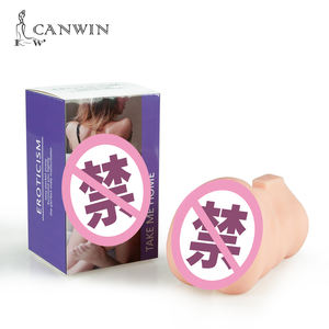 Mannen Masturbator Echte <span class=keywords><strong>Pussy</strong></span> Vorm Tpe Handvat Seksspeeltje Penis Massager - Product Image 1