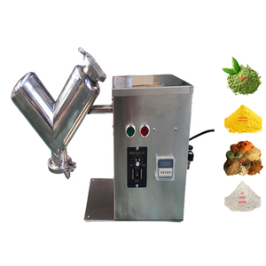 DZJX Industrial 250Kg <span class=keywords><strong>2D</strong></span> polvo V mezclador máquina mezcladora para Dood suplemento alimenticio seco polvo 50Kg V cono licuadora en rueda - Product Image 1
