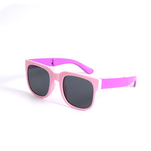 Gafas de Sol Polarizadas Plegables Unisex para Niños <span class=keywords><strong>con</strong></span> Protección UV, Gafas de Protección Solar Modernas para Bebés - Product Image 4