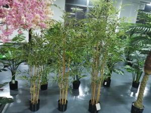 Hojas de plantas artificiales de bambú, hojas de bambú de seda, hojas de bambú a <span class=keywords><strong>precio</strong></span> de fábrica - Product Image 3