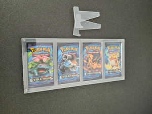 <span class=keywords><strong>Pokemon</strong></span> / <span class=keywords><strong>Magic</strong></span> Booster Pack boîtier acrylique magnétique/affichage de rangement - Product Image 3
