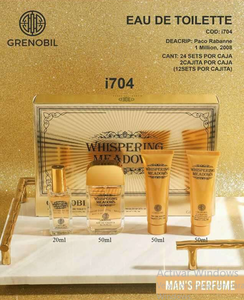 Whispering Meadow Perfume Gift <b>Set</b> 4 Pcs Eau De Toilette <b>Spray</b> Floral Scent For Women - Product Image 3