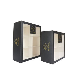 กล่องโมจิใส่คัพเค้ก <span class=keywords><strong>Nama</strong></span> สำหรับช็อก<span class=keywords><strong>โก</strong></span><span class=keywords><strong>แล</strong></span><span class=keywords><strong>ต</strong></span>แบบทรัฟเฟิลดีไซน์กระดาษออกแบบโล<span class=keywords><strong>โก</strong></span>้ได้<span class=keywords><strong>ต</strong></span>าม<span class=keywords><strong>ต</strong></span>้องการสีดำ - Product Image 2