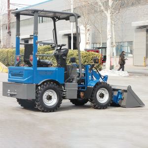 नई ऊर्जा उच्च दक्षता मिनी ट्रैक्टर के साथ चार पहिया ड्राइव बिजली लोडर स्वयं लोड हो रहा छोटे लोडर सामने अंत लोडर - Product Image 2