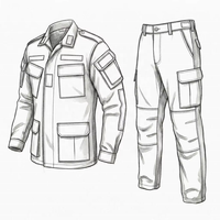 Vêtements tactiques personnalisés KMS avec logo, fabrication directe, uniforme tactique de haute qualité, confortable, camouflage
