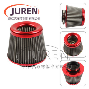 Filtro de aire de alto flujo Juren de 76 mm con cabezal tipo hongo para mejora del rendimiento del automóvil - Product Image 4