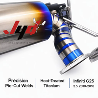 Système d'échappement Catback en titane JYD pour Infiniti G25 2.5 2010-2018, échappement à haut débit Valvetronic, silencieux professionnel
