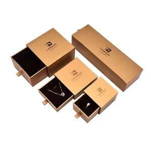 شعار عادي بريق مخصص الفاخرة packagin' مربع مجوهرات للأعمال مخصصة علب للمجوهرات وارتفع الذهب