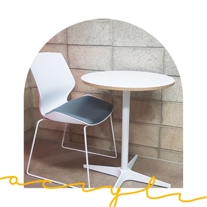 Mesa de Café de Diseño Compacto Coreano, Resistente a la Intemperie y con Estructura de Acero Duradera para Uso en Interiores y Exteriores, Hecha en Corea, Estilo Escandinavo - Product Image 3