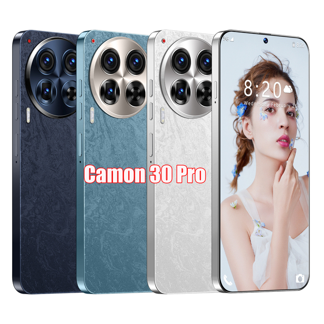 New Listing Tecno Camon 30 Pro Android13.0 Phone Original 6.8 Inch C30 Pro with 6800mAh 50MP + 108MP GSM LTE Cellular