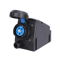 4 Pin Plug dan soket minyak dan Gas Industrial 3 p + e tahan air 380v 3 fase 5 Pin tahan ledakan steker dan wadah