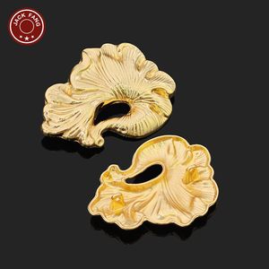 Botones Metálicos con Vástago, Botones Personalizados con Formas Irregulares, Logotipo Grabado, Botones Dorados para Vestidos y Ropa - Product Image 5