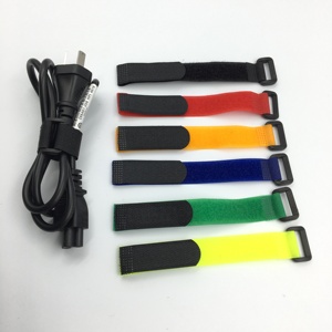 Soporte Ajustable de Alta Calidad para Bridas de Cable, Correa de Sujeción de Doble Cara con Gancho y Bucle y Hebilla de Plástico - Product Image 1