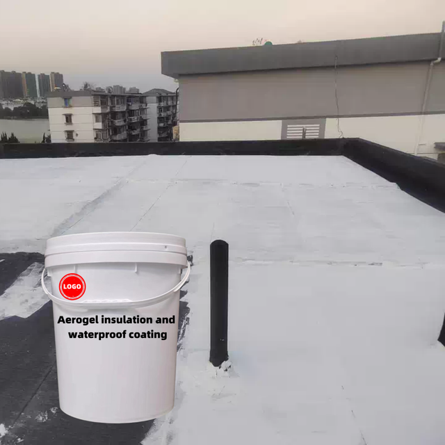 Concrete Roof Aerogel Insulation and Waterproof Coating for Heat Dissipation and Insulation