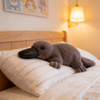 Peluche personnalisée en forme d'oiseau à bec de canard, design réaliste, douce et câline, idéale pour cadeau, vente en gros, certifiée CE, peluche personnalisée