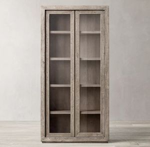 Bibliothèque de rangement à deux portes en bois massif américain de haute qualité meubles de salon Villa <span class=keywords><strong>club</strong></span> maison d'hôtes meubles sur mesure d'exportation - Product Image 6