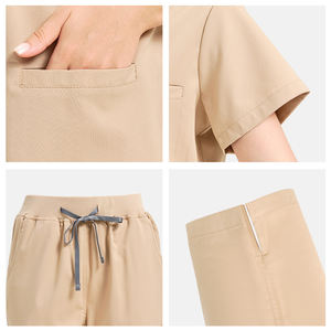 2025 New Comfort Atmungsaktive TRS Pflege uniform Medizinisches Peeling set V-Ausschnitt Gerader Anzug Marke-Custom für Krankenhaus - Product Image 6