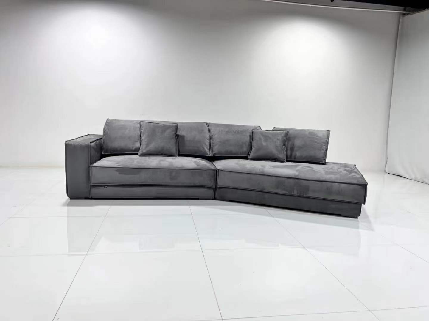 Indoor large fabric couch living room sofa