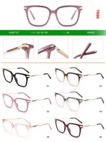 Monture de lunettes carrées œil de chat en acétate, 3 couleurs, lunettes optiques en gros