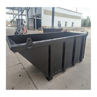 1.8M Self Dumping Trash Hopper Basculement Skips Bacs de grue à benne basculante Skip Bin