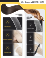 Rambut Lurus Halus Super 100% Berkualitas Tinggi Ombre Tape Hair Tape in Hair Extensions