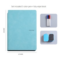 Carnet intelligent effaçable A4 A5 en gros, stylo tableau blanc, couverture en cuir, papier spécial imperméable et réutilisable