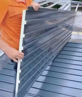 Panneaux sandwich en polyuréthane (PU) isolés, à prix d'usine, pour murs et toitures en aluminium à emboîtement, pour zones à fort vent