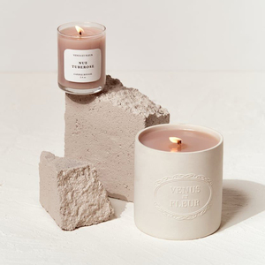 AIKUN Vente en gros de bougies parfumées en céramique ambrée créatives, relaxantes, pour la méditation, le SPA, l'aromathérapie, en cire de soja, pour la décoration de la maison et des fêtes - Product Image 1