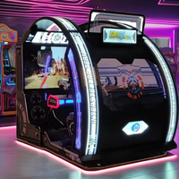 Console de jeu d'arcade de tir 3D à jetons Machine de tir de simulation de divertissement intérieur multifonctionnelle