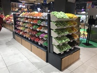 Conception à la mode personnalisée au détail Snack noix présentoirs double face bonbons présentoir à vendre