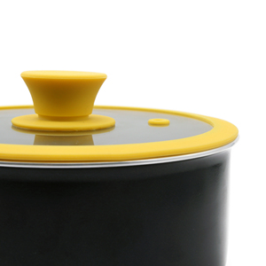 Ningbo Kitchenware Glass <strong>Lid</strong> Tempered Glass Cover Round Chef <strong>Pan</strong> <strong>Lid</strong> with Knob <strong>Pan</strong> Cover for Skillet - Product Image 6