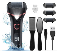 Nouvelle Machine de pédicure Rechargeable meuleuse de pied électrique dissolvant de callosités lime de pied dissolvant de peau dure outils de pédicure Kit de soins des pieds
