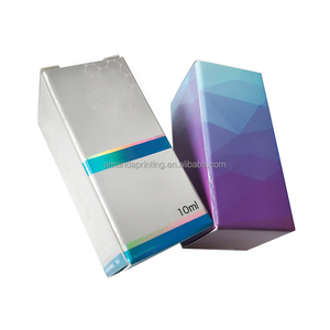 V-084 OEM customn logo thương hiệu in ấn Holographic chai thủy tinh injec dầu nhãn dán chai Gói Nhãn 10ml lọ nhãn - Product Image 5