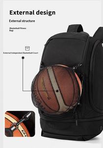 Sac <span class=keywords><strong>de</strong></span> sport pour <span class=keywords><strong>homme</strong></span>, noir, décontracté, pour le camping, l'entraînement, le sport, le ballon, la salle <span class=keywords><strong>de</strong></span> sport, le voyage, le football, le <span class=keywords><strong>volley</strong></span>-<span class=keywords><strong>ball</strong></span>, avec compartiment pour chaussures et ballon - Product Image 5
