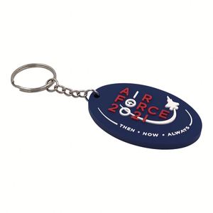 Porte-clés 3D personnalisé en caoutchouc 2D PVC, très demandé - Product Image 4