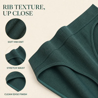 Ropa Interior Femenina sin Costuras, Invisible, Suave y Transpirable, Disponible en Colores Vibrantes para Uso Diario, Suministro de Fábrica HAGO