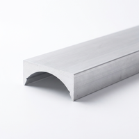 Profils extrudés en aluminium en forme de U 6061/6063 T5/T6 Fabrication sur mesure