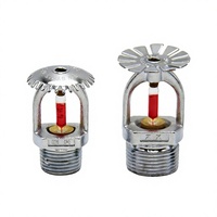 Têtes de sprinklers incendie dissimulées réglables en acier au carbone et acier inoxydable, installation facile pour les systèmes d'incendie de plafond résidentiels et commerciaux
