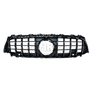 Parrilla de ventilación de parachoques cromada de plástico W118, rejilla frontal embellecedora de parrilla plateada negra para Benz <span class=keywords><strong>CLA</strong></span> Class W118 2020 2021 2022 <span class=keywords><strong>2023</strong></span> 2024 + - Product Image 5