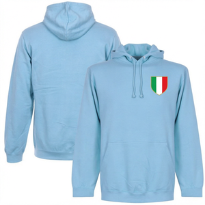 Napoli for Autumn <b>Retro</b> Long-Sleeved Hooded Pullover Knitted Football <b>Sweatshirt</b> Letter Pattern Cotton Men's Training Suit - Product Image 1