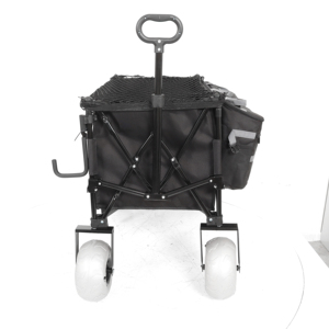 รถเข็นอเนกประสงค์พับได้พับได้รถเข็นชายหาดความจุขนาดใหญ่พร้อมล้อขนาดใหญ่สำหรับการช็อปปิ้งกลางแจ้งการตั้งแคมป์ - Product Image 5