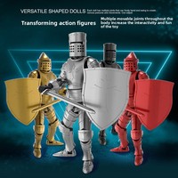 Figurine articulée magnétique multi-rotations imprimée en 3D, modèle Radish Man, cadeau pour les enfants de l'école primaire, jouet de construction à assembler