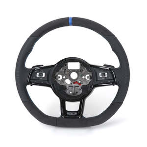 Volante modificado de fibra de carbono deportivo SOON TODA para Volkswagen <span class=keywords><strong>Golf</strong></span> MK7/7,5 <span class=keywords><strong>GTI</strong></span> R 2013-2020 volante de fibra de carbono - Product Image 1