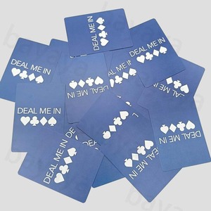 Chuyên nghiệp cấp tùy chỉnh màu xanh không thấm nước nhựa chơi thẻ thủ công với độ chính xác cá nhân xuất sắc chất lượng - Product Image 2