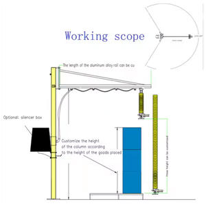 農場産業で材料を処理するためのモバイルピッカーリフター真空バッグリフターボックス輸出準備完了 - Product Image 5