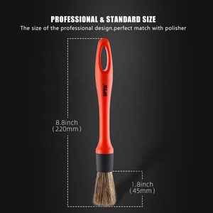 SPTA Nouveau lot de 5 brosses douces pour le detailing automobile, brosses de nettoyage pour voiture, <span class=keywords><strong>brosse</strong></span> pour jantes - Product Image 4