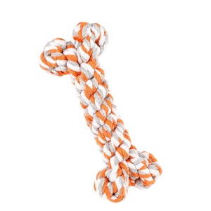Juguetes para Mascotas, Hueso de Cuerda de Algodón para Perros, Juguete de Entrenamiento de Tamaño Mediano, Trenzas Anudadas, Juguetes de Cuerda Resistentes a Mordidas - Product Image 4