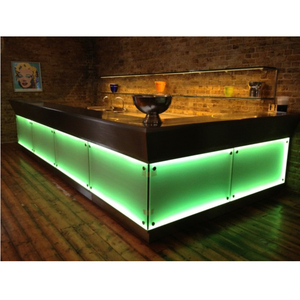 Nuovo Design Bancone <span class=keywords><strong>Bar</strong></span> con Illuminazione LED per Hotel, Ristoranti, Centri Commerciali e Club Notturni, Ideale per Bubble Tea - Product Image 3