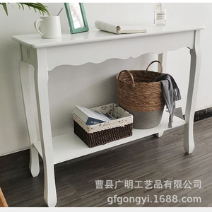 Minimalist Vanity <b>Table</b> Nordic Style White Wooden <b>Dressing</b> <b>Table</b> <b>With</b> <b>Storage</b> Bedroom Makeup Vanities - Product Image 4