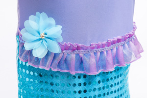 Nuovo Design sirena Costume da bagno con parrucca multicolore sirena principessa in maschera per bambini ragazze sirena <span class=keywords><strong>coda</strong></span> costumi da bagno per l'estate - Product Image 5